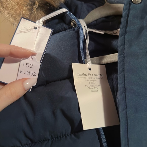 Tartine et Chocolat Blue Cream Footies One Piece - Picture 6 of 6